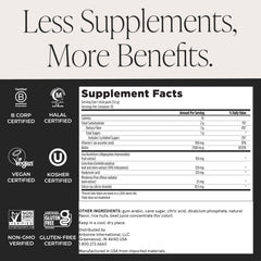 Arbonne SkinElixir packaging highlights gluten-free and non-GMO labels.