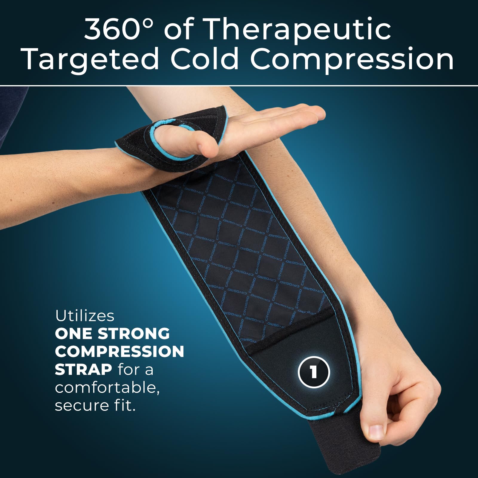 Arctic Flex cold therapy wrap supports comfortable cooldown after activity.