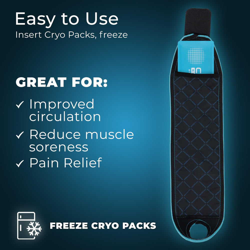 Arctic Flex wrist wrap helps relieve stiffness and inflammation after use.
