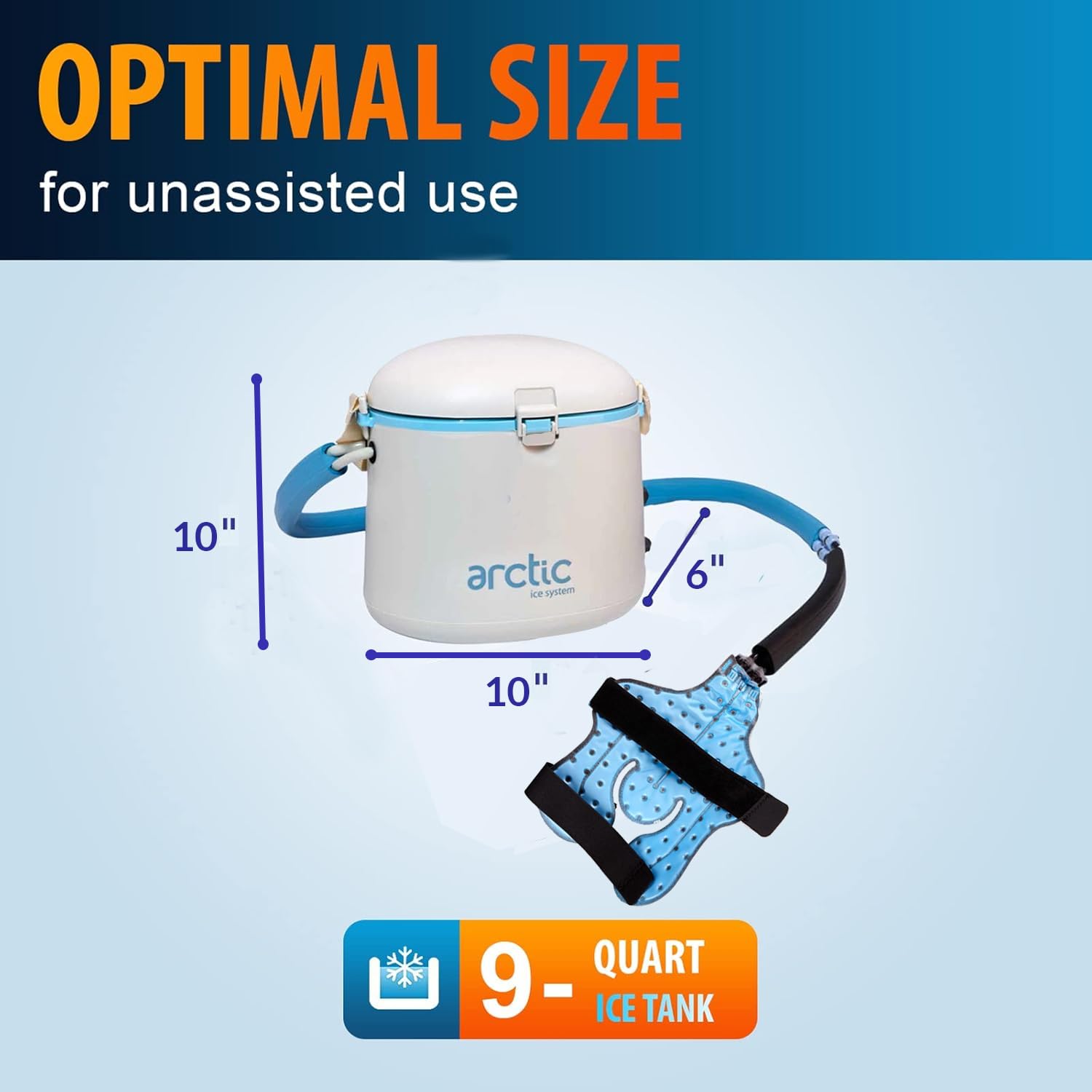 Arctic Ice AIS insulated tubing preserves cold water during therapy