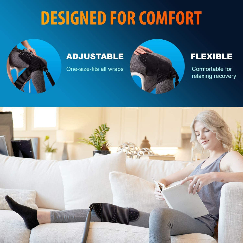 Arctic Ice AIS universal pad close-up shows flexible wrap for joints