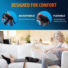 Arctic Ice AIS universal pad close-up shows flexible wrap for joints