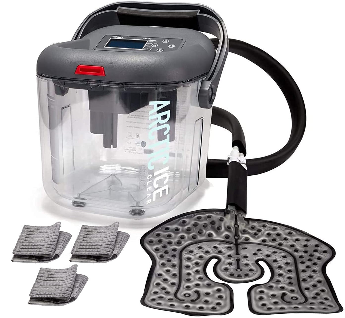 Arctic Ice Clear Gen 2 unit for compact home cold therapy sessions.