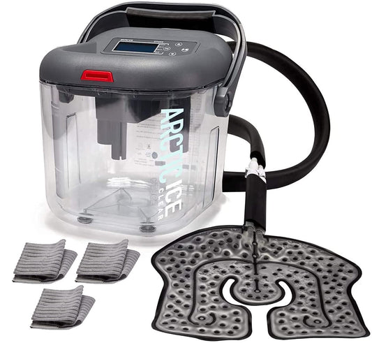 Arctic Ice Clear Gen 2 unit for compact home cold therapy sessions.