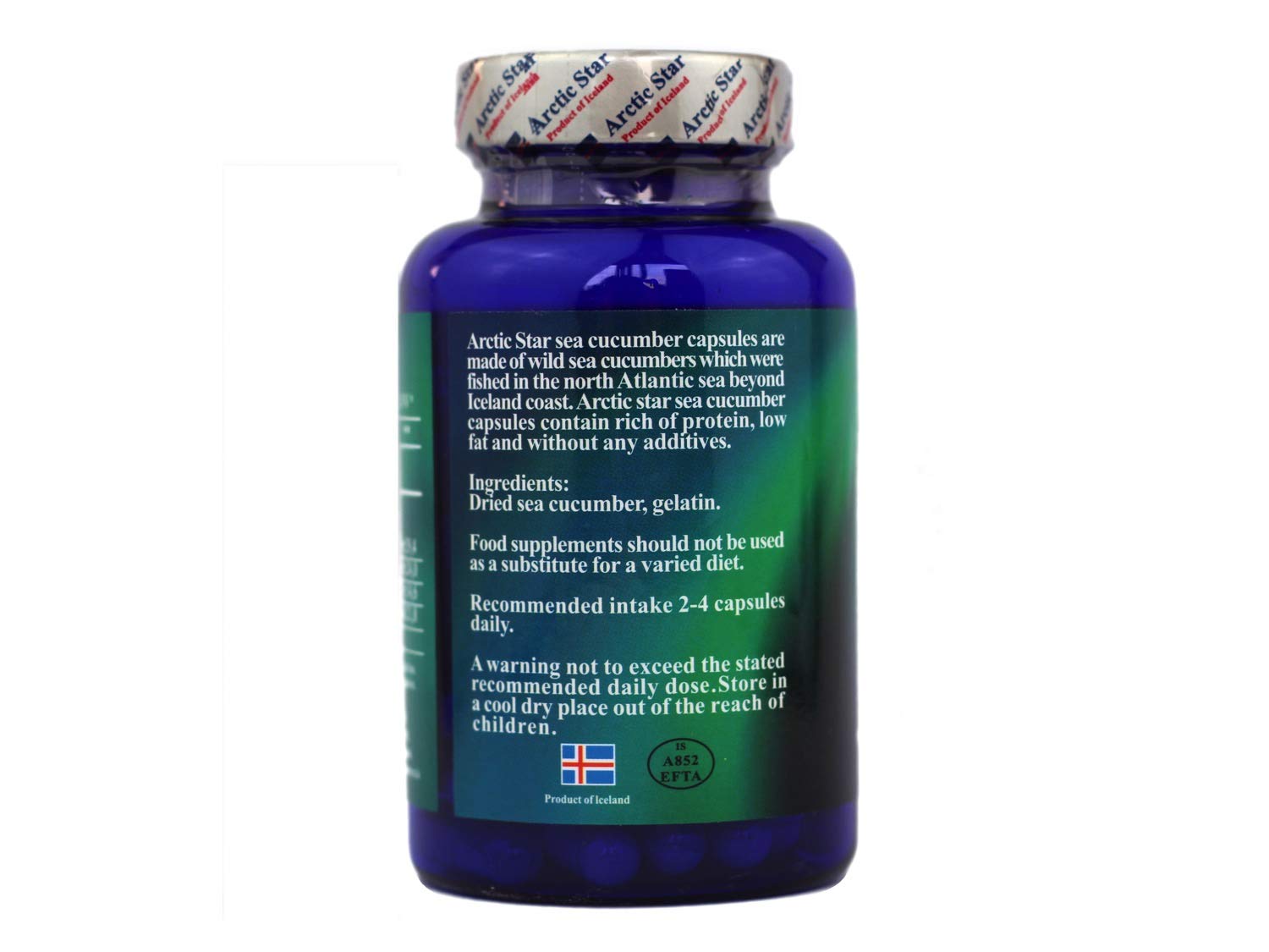 Arctic Star capsules emphasize collagen and chondroitin sulfate for joint wellness