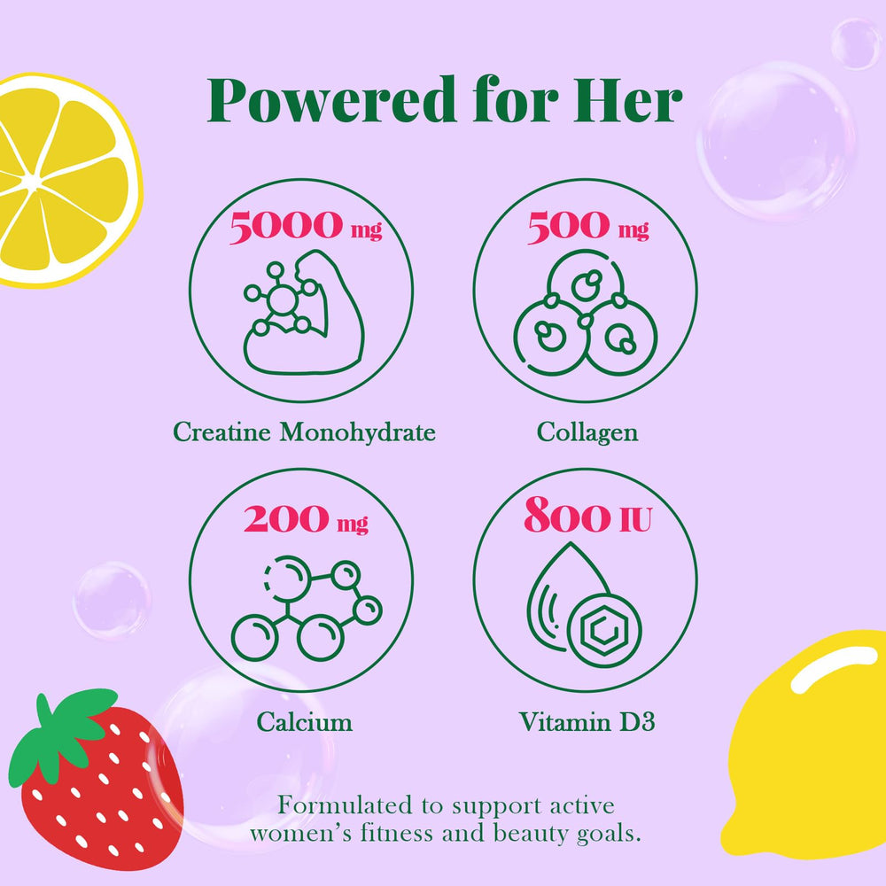 ARDORACON Creatine Women gummies close-up showcases tasty, convenient pre- and post-workout use.