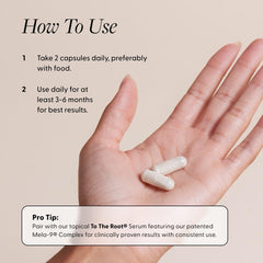 Arey Not Today bottle paired with To The Root scalp serum for complete care.