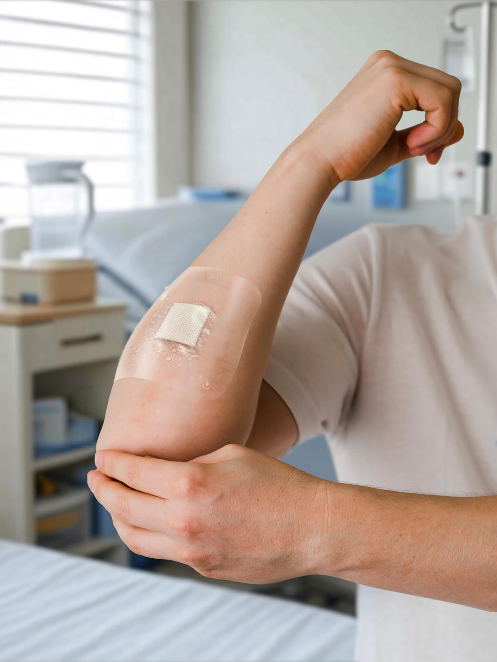Areza Medical clear film provides barrier protection for everyday activities.