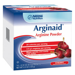 Arginaid Arginine Powder tub front view for convenient daily nutrition.