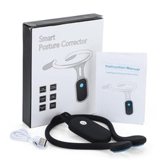 Ariarly neck trainer worn discreetly to support upper back and neck posture.