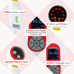 Ariysah 808nm infrared light for deeper tissue reach
