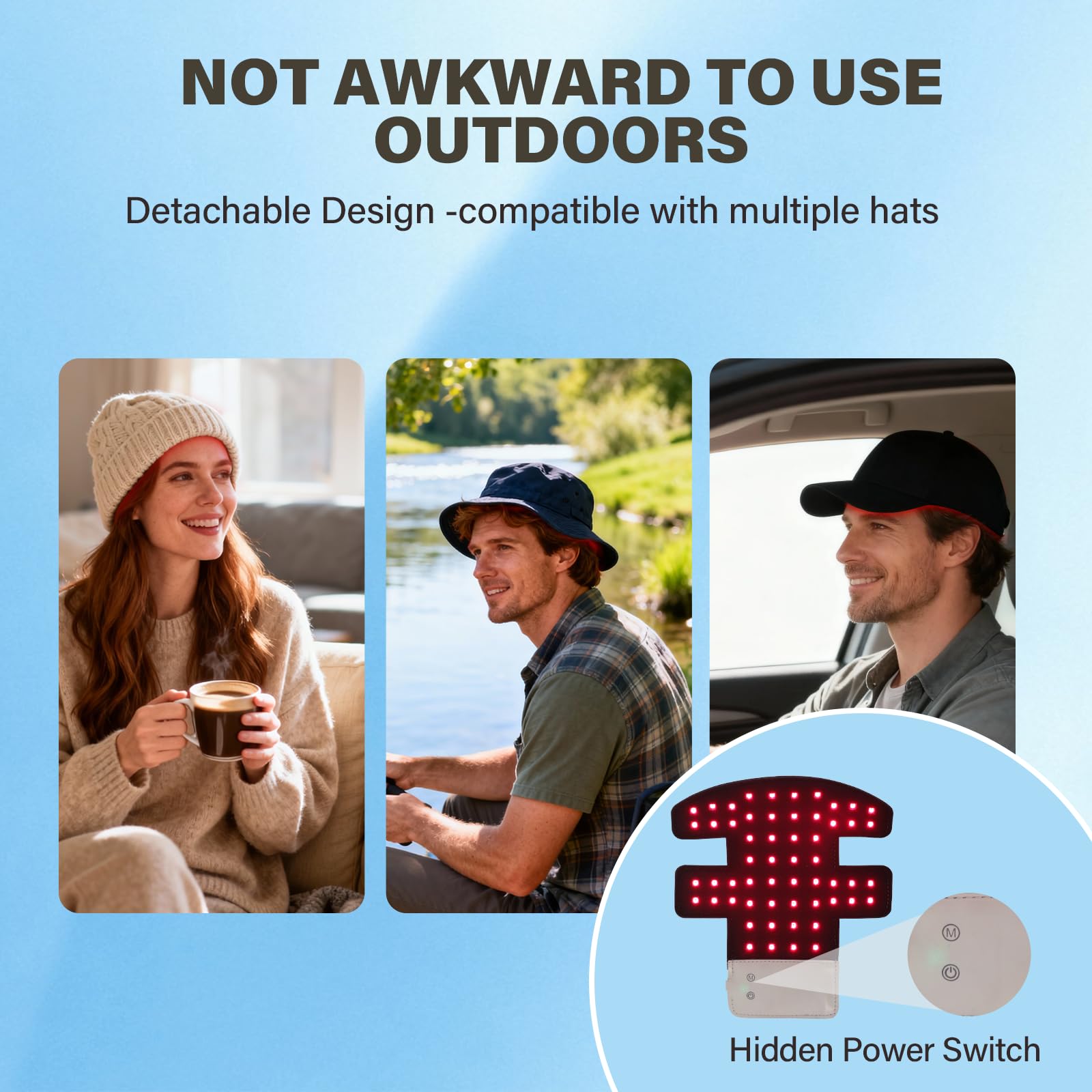 Ariysah built-in battery cap supports cordless charging and travel.