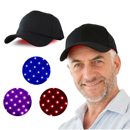 Ariysah red light cap provides full scalp coverage with 168 phototherapy points.