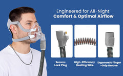 ArmiX climate-lineair compatible tube for reliable CPAP setup.