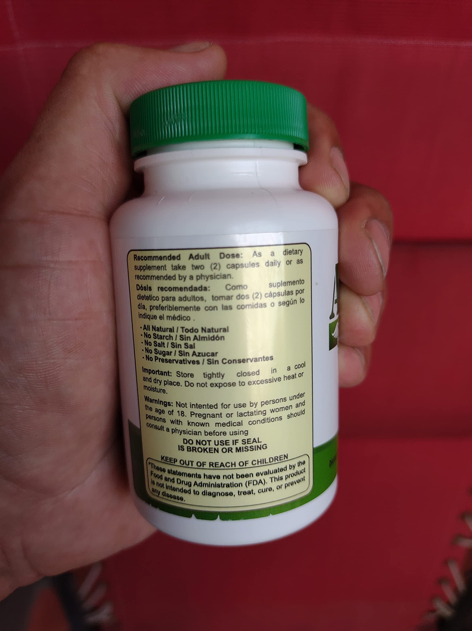 Army Health herbal formula packaging signals natural relief potential