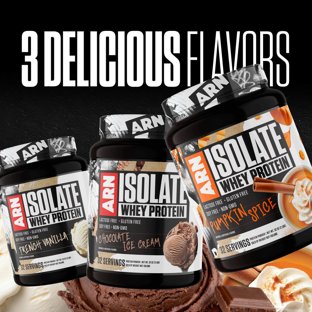 ARN Isolate Whey vanilla flavor image.