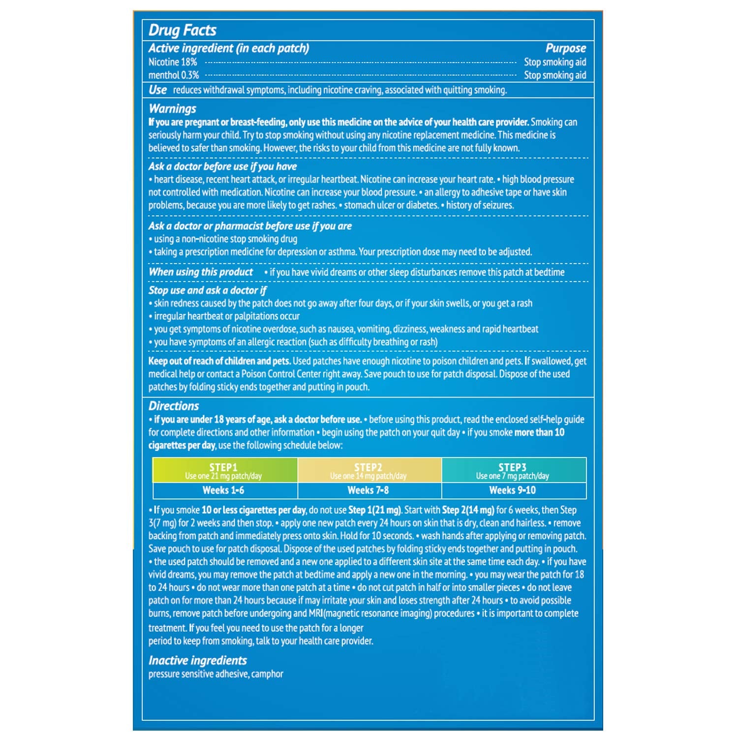 Aroamas Cot nicotine patch application step showing easy daily placement.