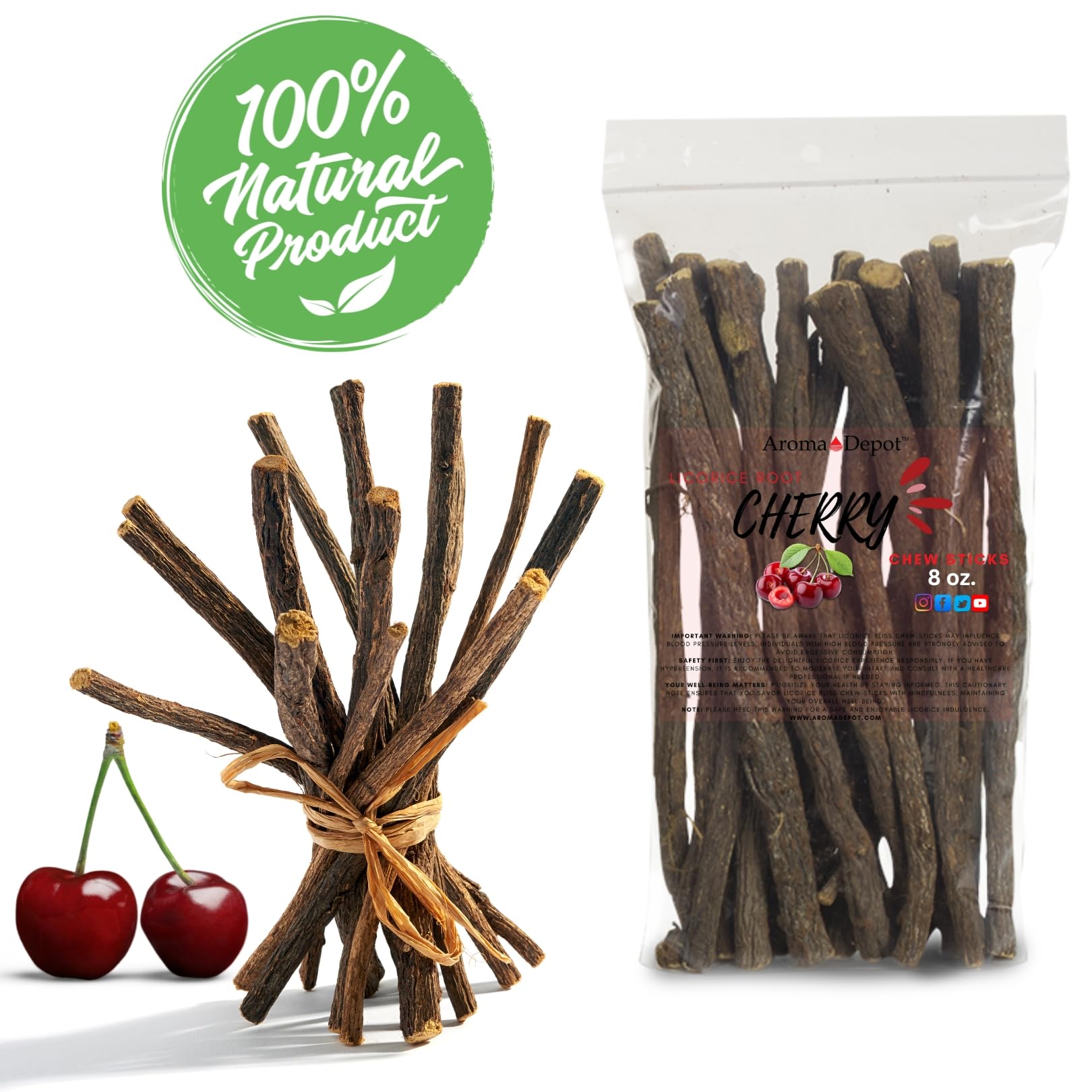 Aroma Depot grape licorice chew stick rich and aromatic.