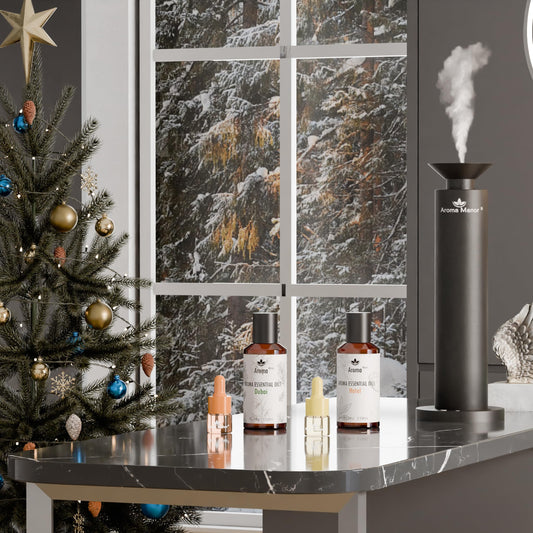 Aroma Manor Escape diffuser in action delivering hotel-inspired fragrance across your space.
