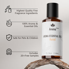 Aroma Manor Hotel Diffuser Oil bathroom scene evokes calm mornings and refreshed mood.