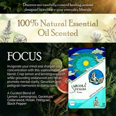 AROMA STICKERS face mask use shows a mess-free scent option for daily wear.
