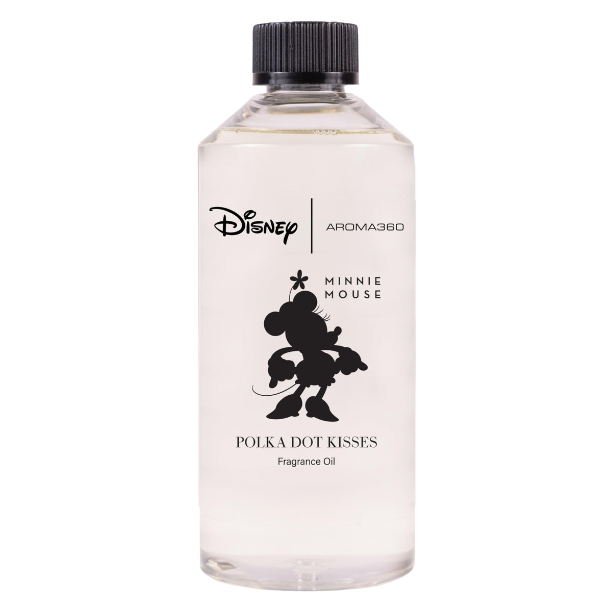 Aroma360 Disney Polka Dot Kisses bottle pour for a lasting room fragrance