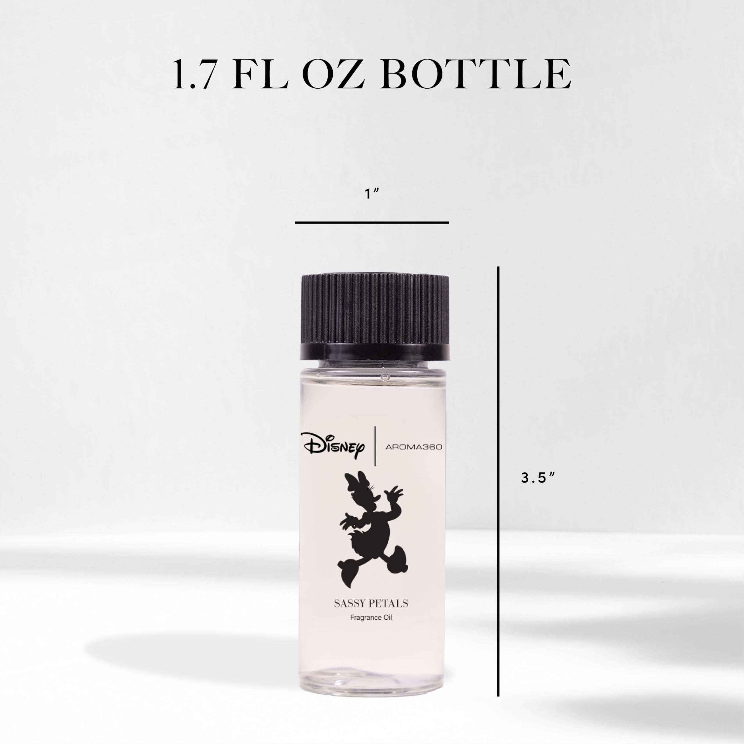 Lifestyle scene with diffuser emitting warm Aroma360 Daisy Duck fragrance.