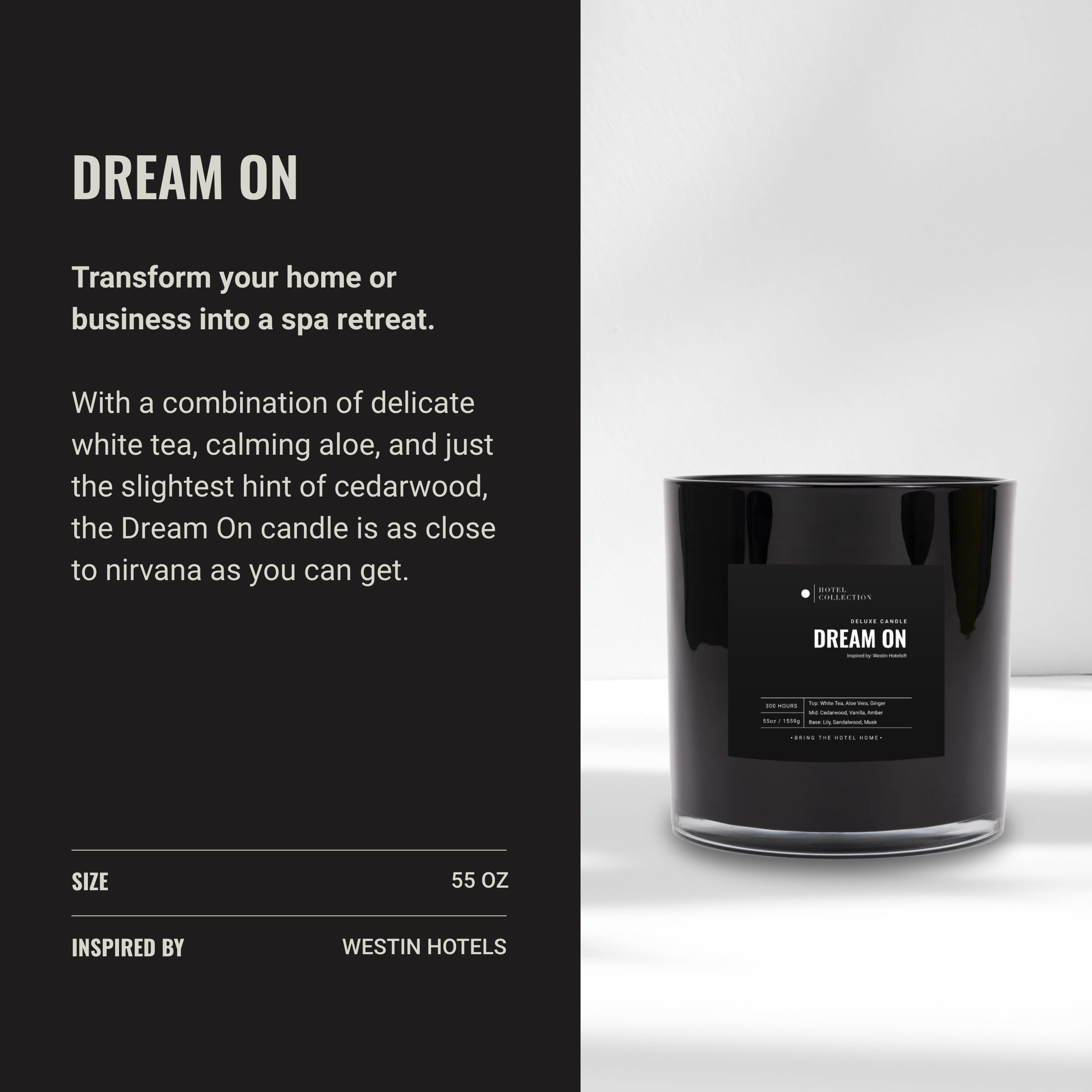 Aroma360 Dream On Deluxe candle multi-wick closeup, even diffusion and long fragrance