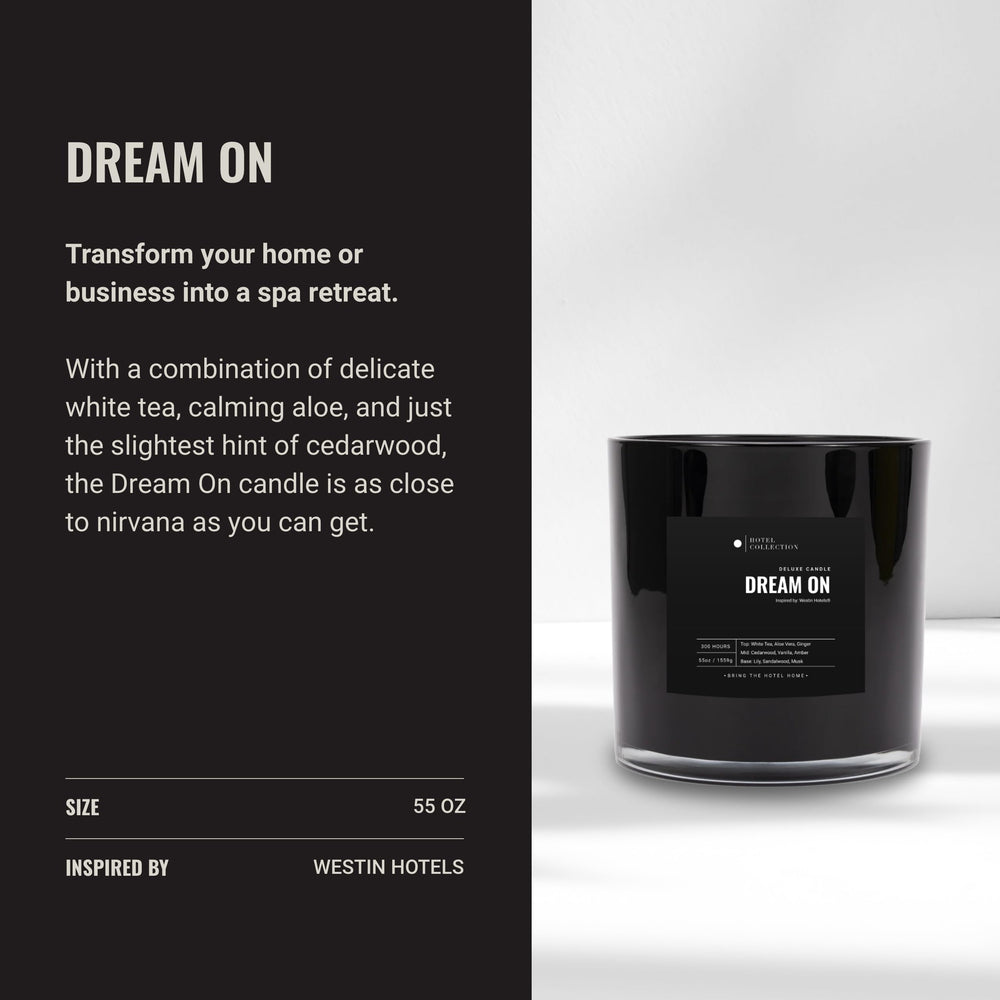Aroma360 Dream On Deluxe candle multi-wick closeup, even diffusion and long fragrance
