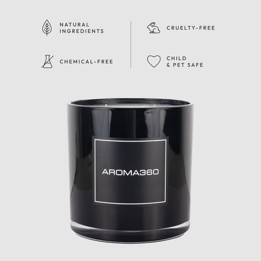 Aroma360 Dream On packaging showcasing luxury and sustainability