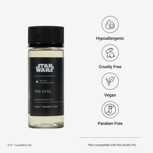 Aroma360 The Duel packaging showcases the Star Wars theme and premium formula for home ambiance