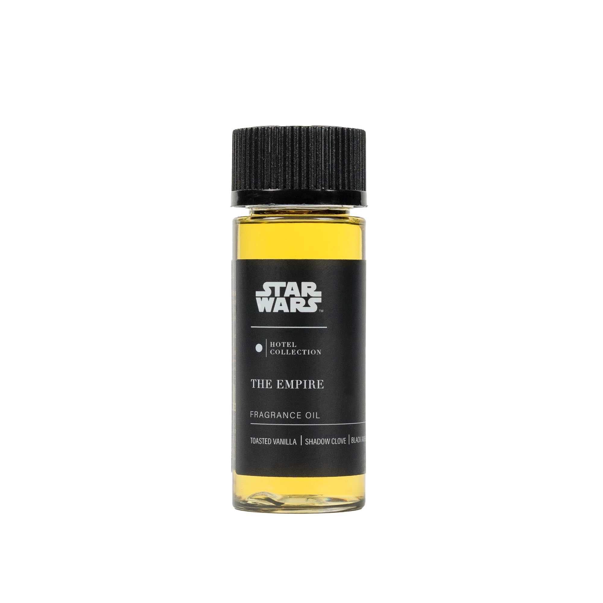 Aroma360 Hotel Collection Empire bottle pour shows toasted vanilla warmth for cozy evenings.