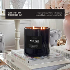 Aroma360 Hotel Collection-inspired packaging evokes luxury and premium presentation.