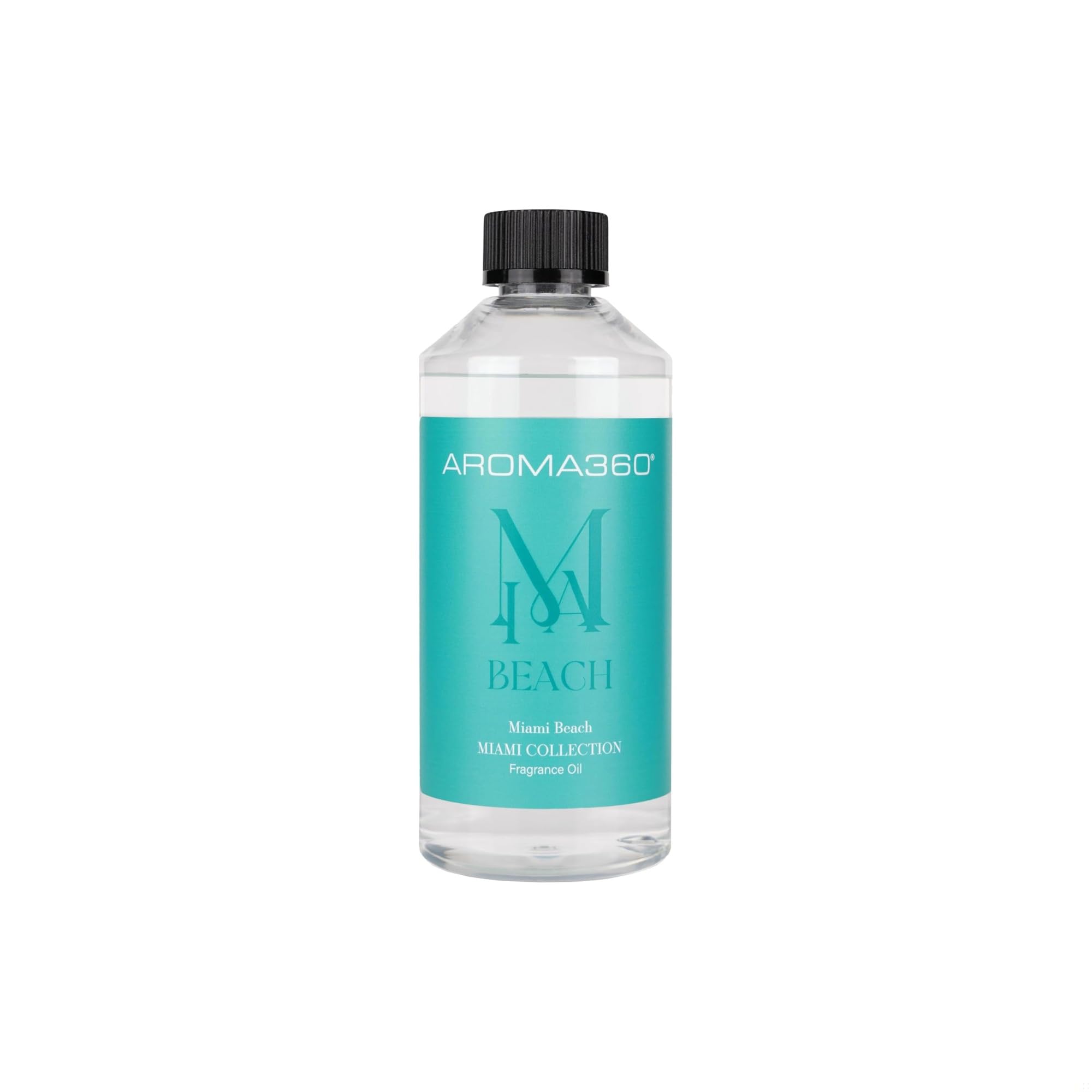 Aroma360 Miami Beach fragrance oil blend with honeydew, rose water and driftwood for elegant, inviting rooms.