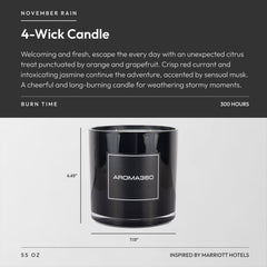 The Aroma360 November Rain ceramic vessel emphasizes sustainable luxury.