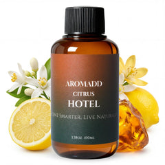 Aromadd Citrus Hotel Diffuser Oil bottle ready for home fragrance use