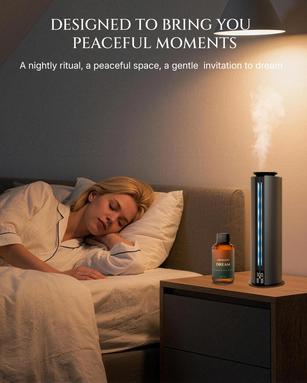 Aromadd Dream packaging highlighting premium hotel-inspired aroma.