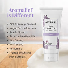 Aromalief hemp cream blends chondroitin and seaweed extracts