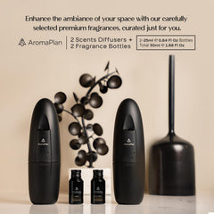 AROMAPLAN 24 Knights fragrance bottle with diffuser enhances energizing space.