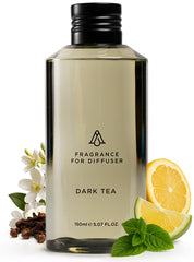 AROMAPLAN Dark Tea bottle pour — premium home fragrance for hotel-style ambiance.