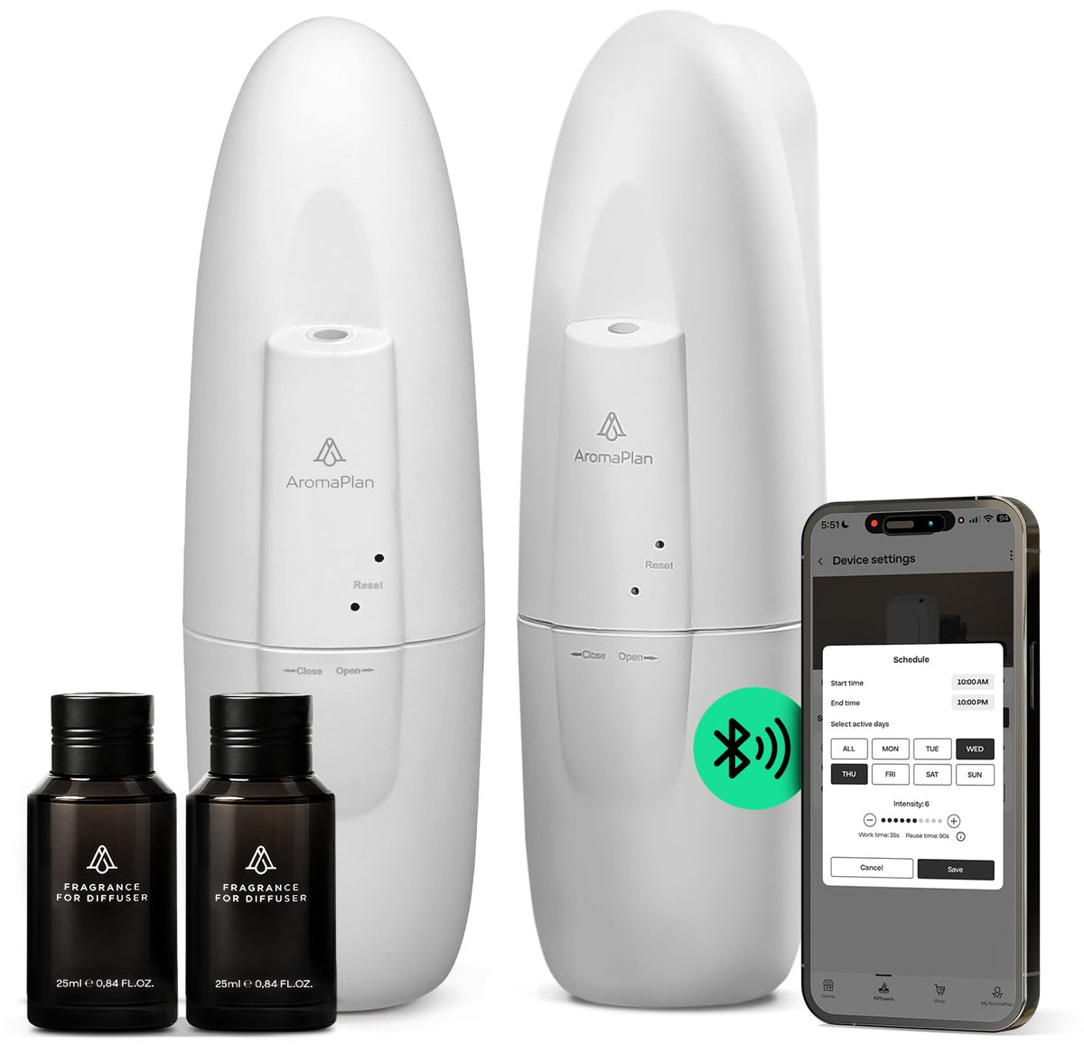 AROMAPLAN plug-in diffuser dual-pack for long-lasting fragrance in large rooms