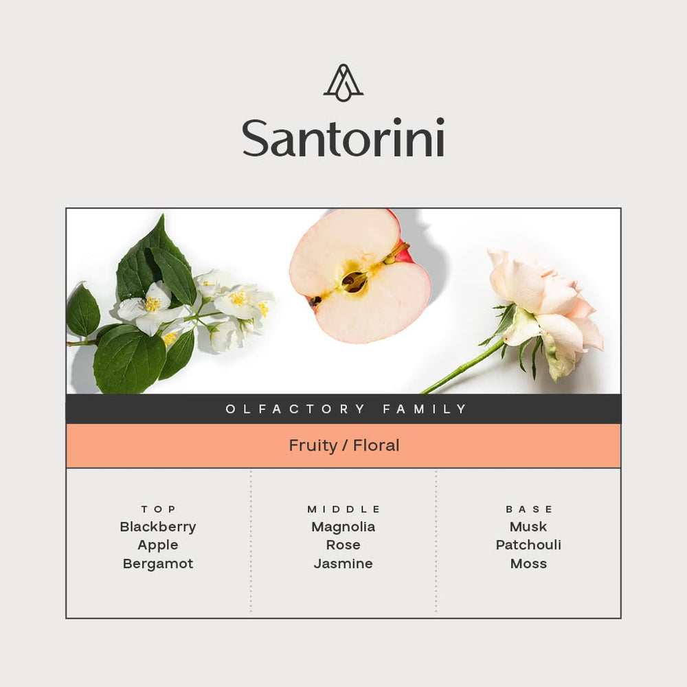 AROMAPLAN Santorini diffuser setup showing effortless, elegant ambiance enhancement.