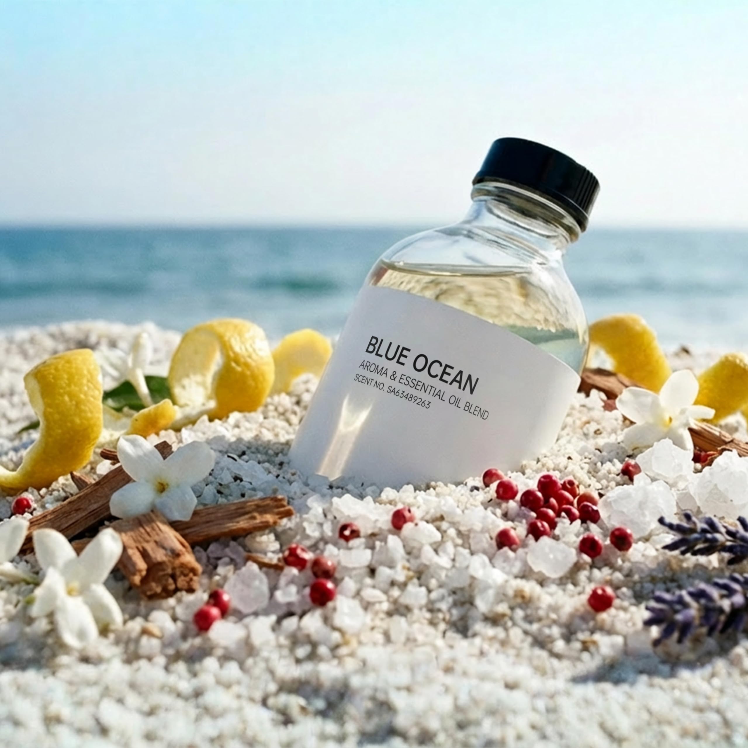 AROMASOUL Blue Ocean diffuser oil sea-salt scent freshens any space