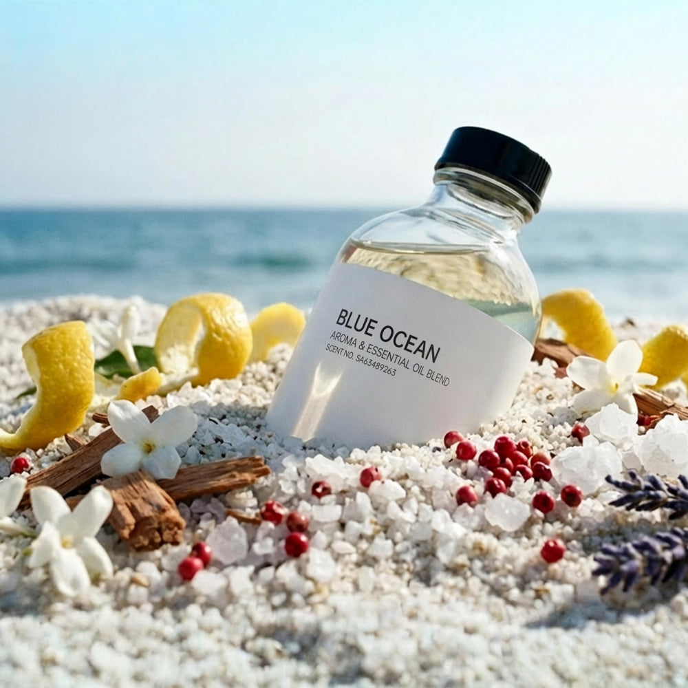 AROMASOUL Blue Ocean diffuser oil sea-salt scent freshens any space