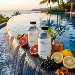 AROMASOUL Karth room ambience suggests spa-like serenity.