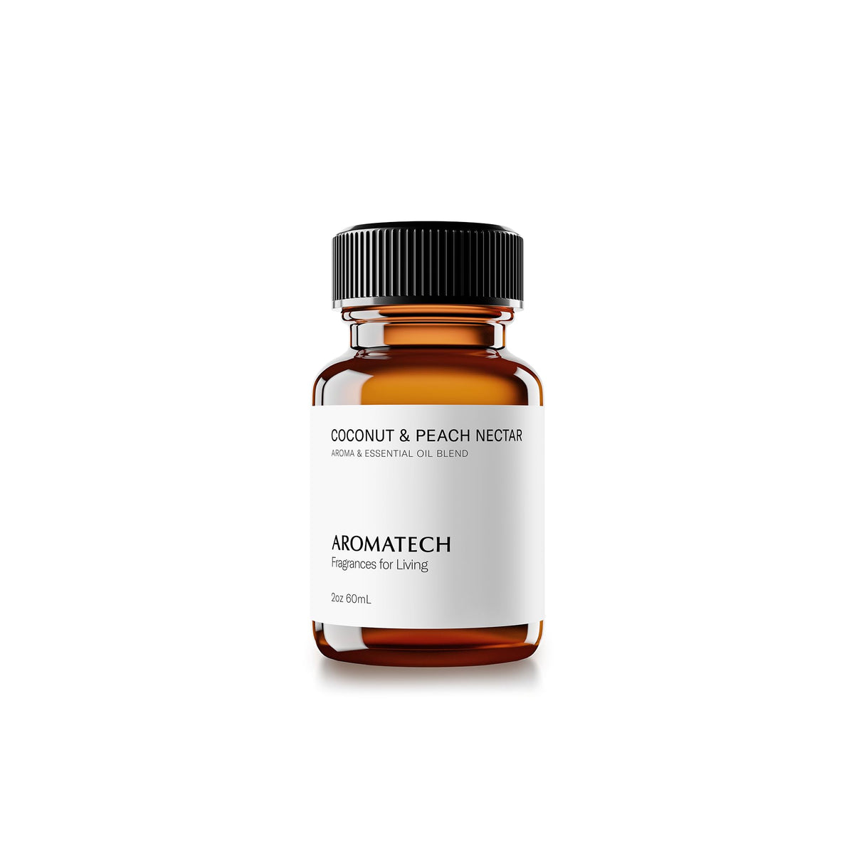 AromaTech Coconut & Peach Nectar bottle for ultrasonic diffusion and mood uplift.