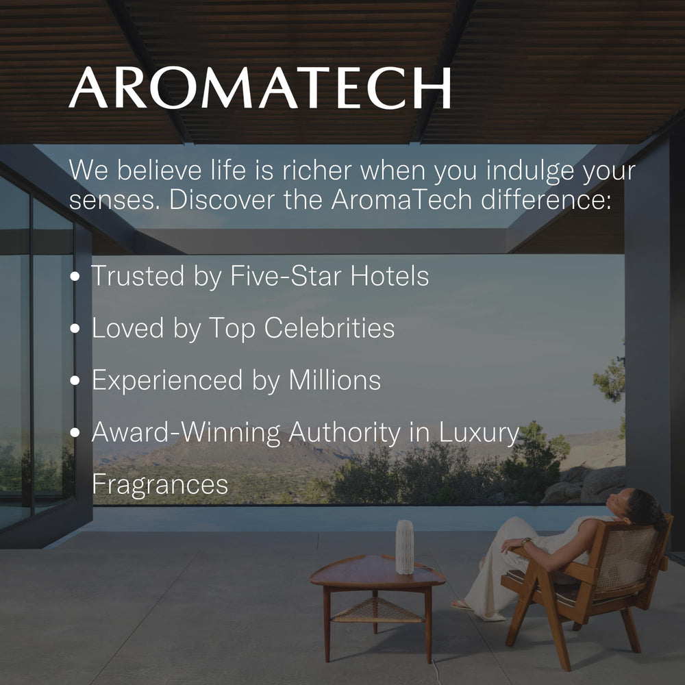 AromaTech Noir bottle close-up emphasizing fig notes for warmth.