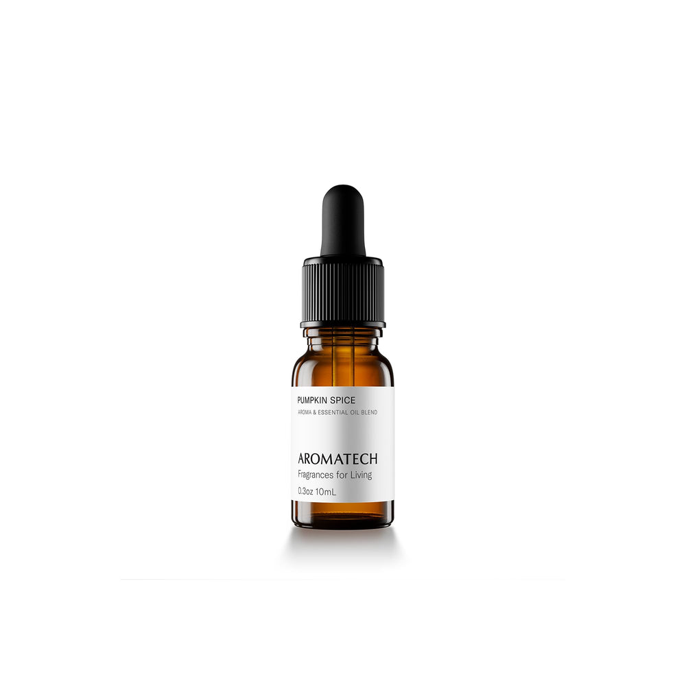 AromaTech Pumpkin Spice bottle pour for cozy autumn diffuser moments