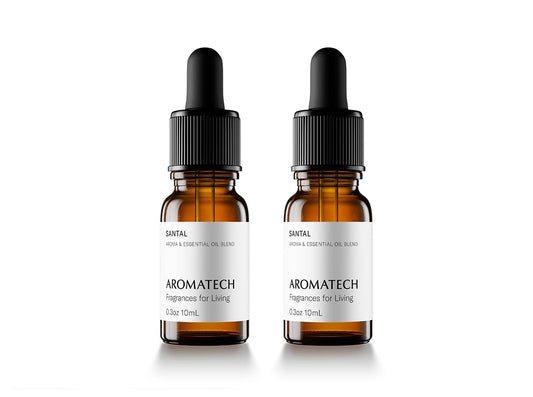 AromaTech Santal diffuser oil 2-pack bottle for inviting ambience and versatile diffuser use