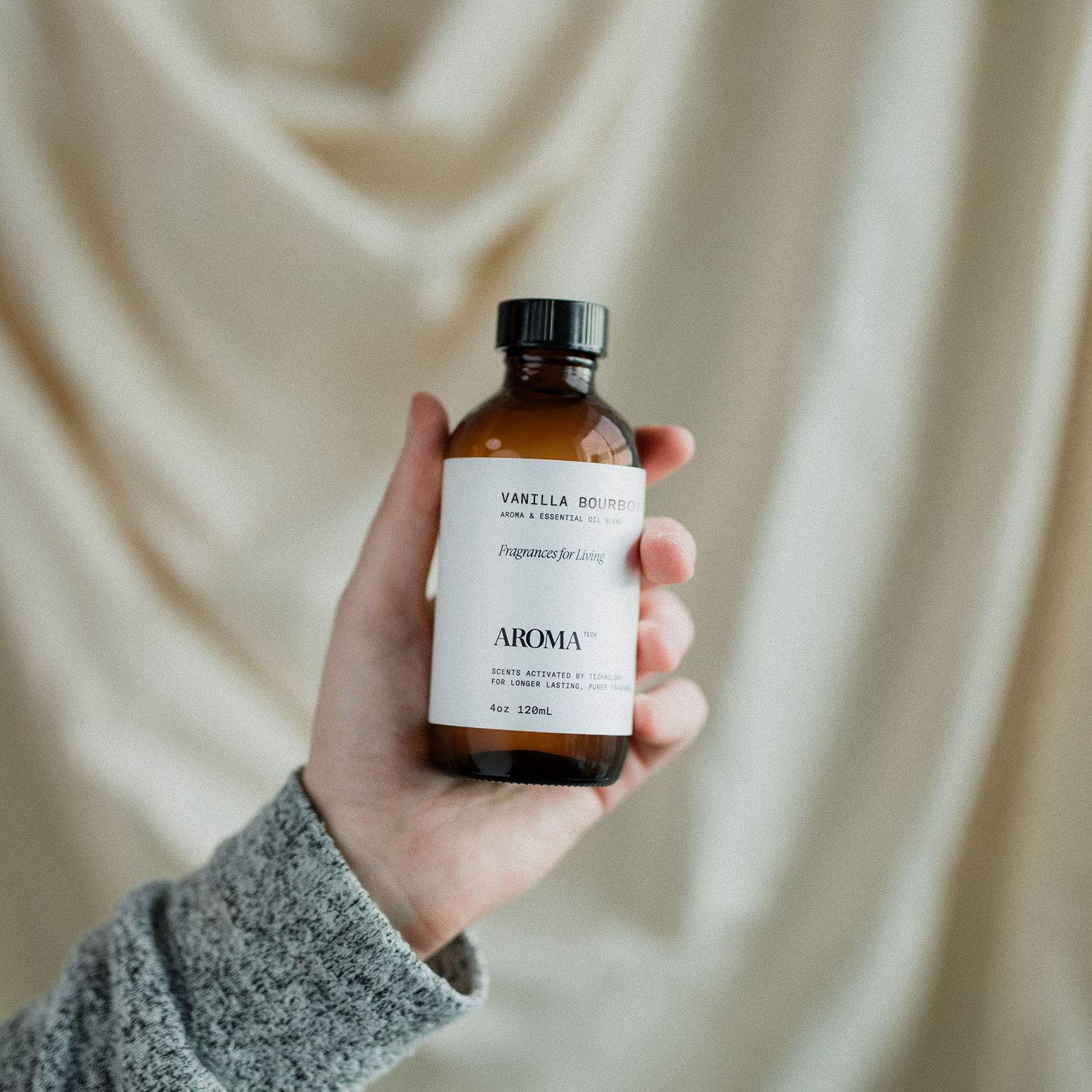 On a shelf, AromaTech Vanilla Bourbon evokes luxury hotel-inspired aroma daily.